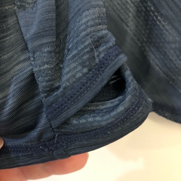 Athleta Blue Long Sleeve Running Shirt - Picture 6 of 10